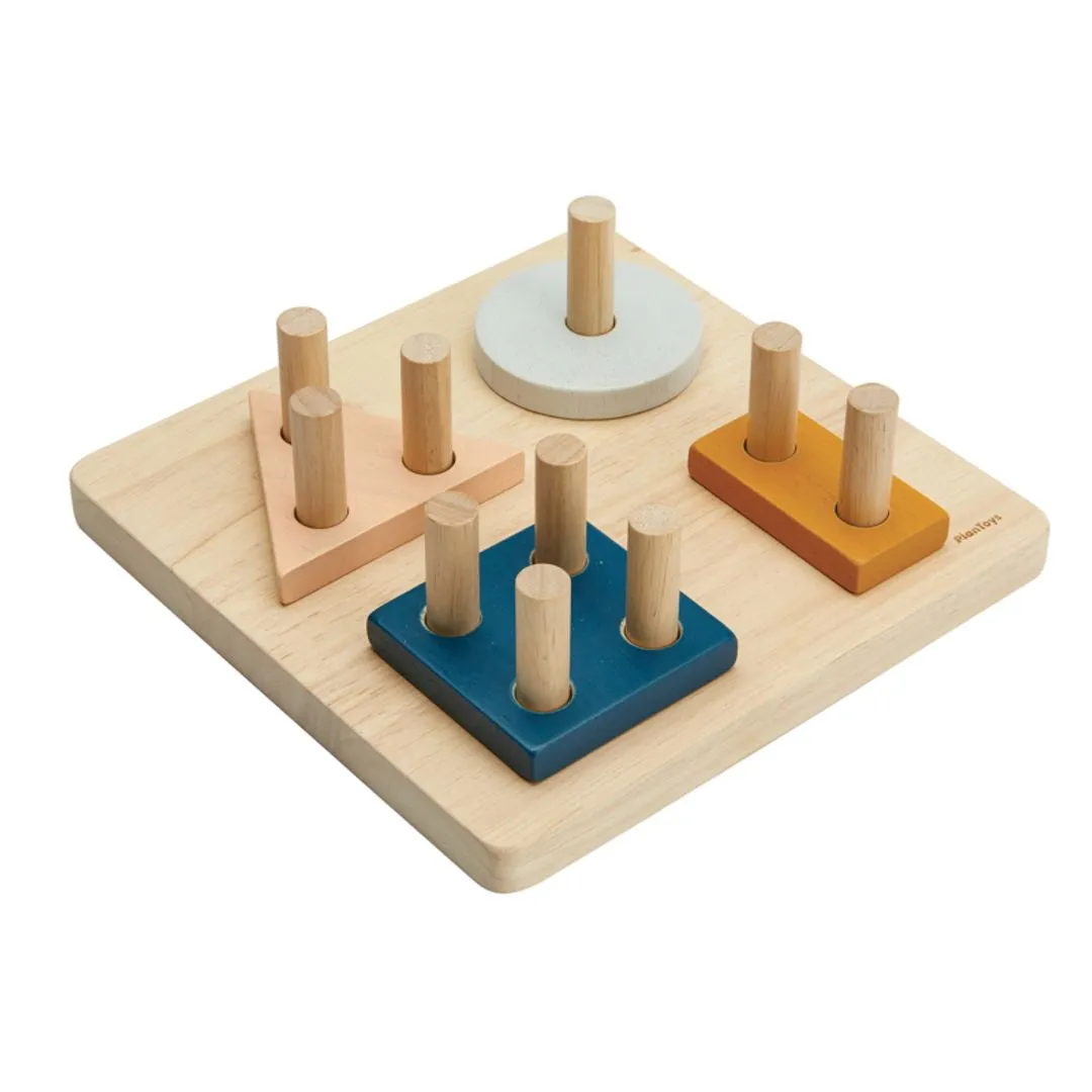 PlanToys Orchard planche tri géométrique bois dès 2 ans