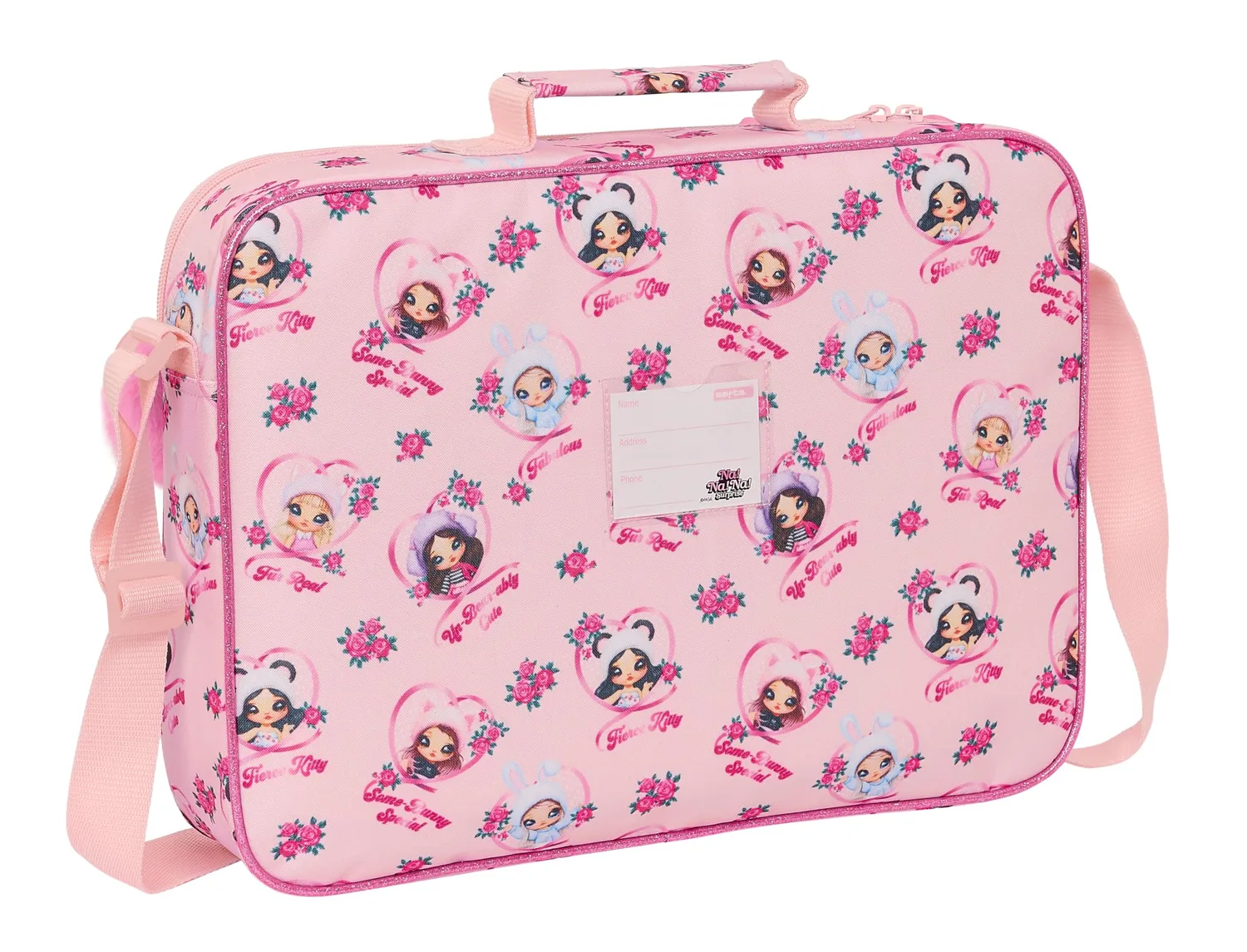 Na! Na! Na! Surprise Fabulous cartable bandoulière rose 38 cm