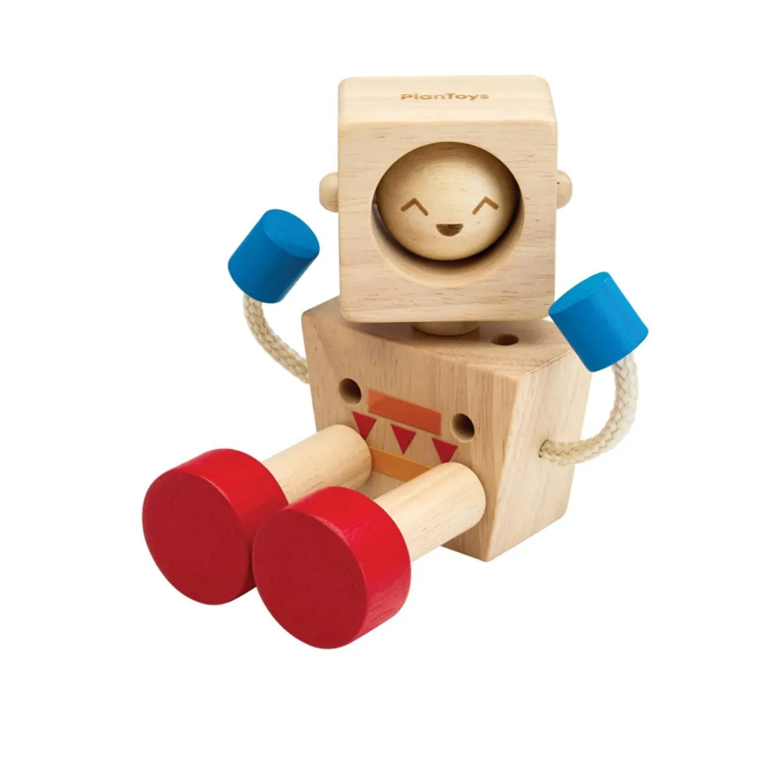 PlanToys Moodbot robot émotions bois dès 2 ans
