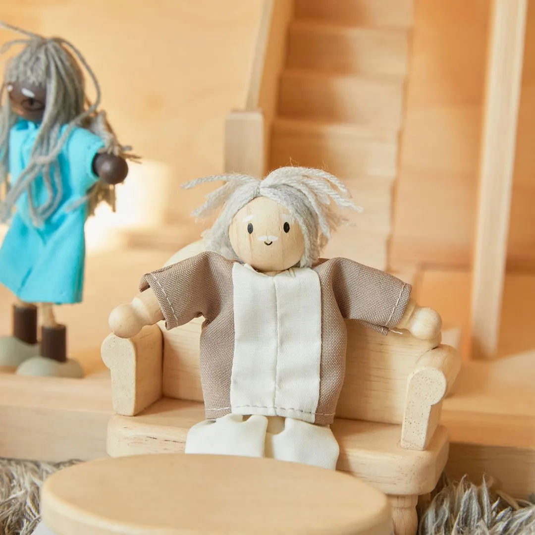 PlanToys Grand-Père Figurine Maison Poupées 1:12