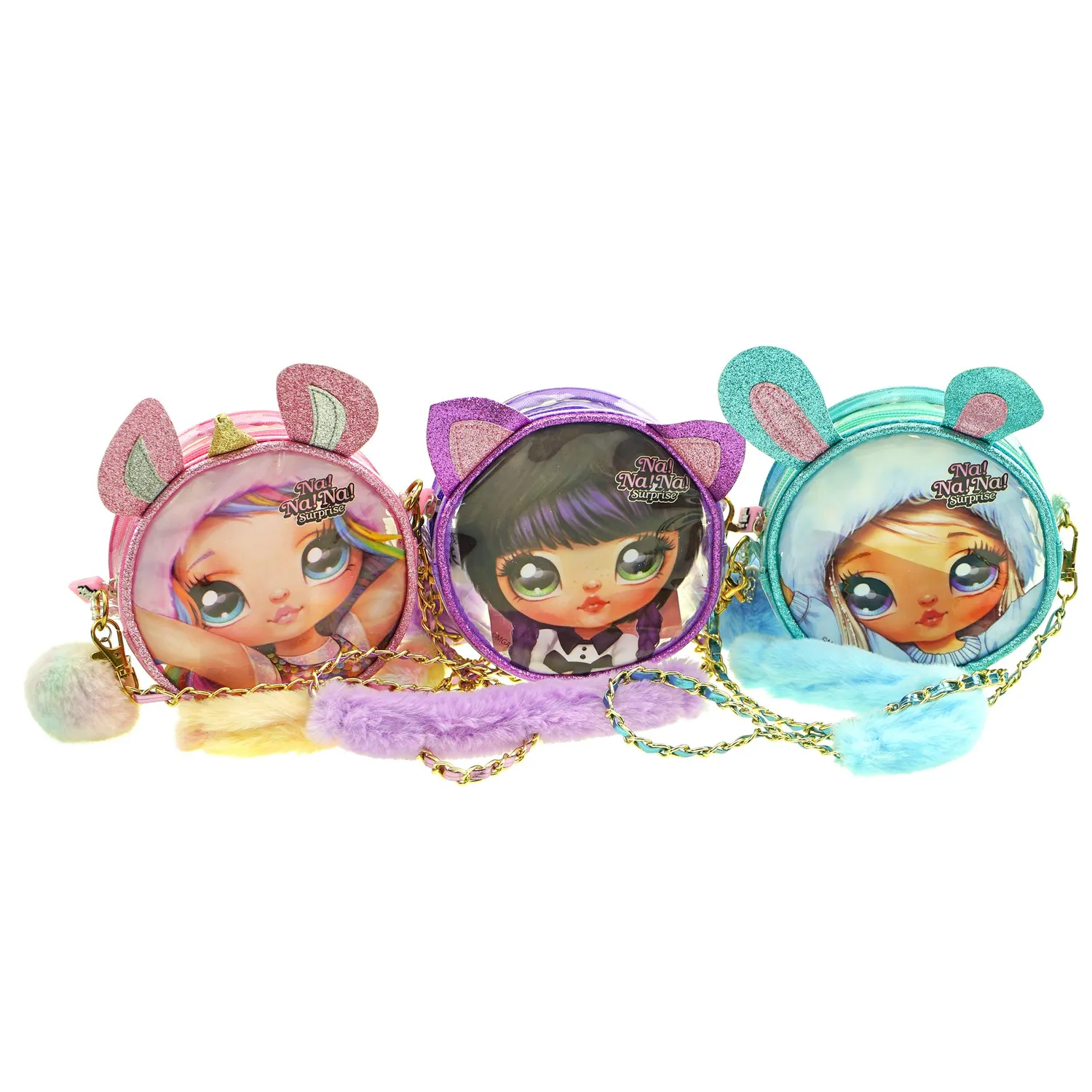 Na! Na! Na! Surprise Aspen Fluff sac maquillage fourrure