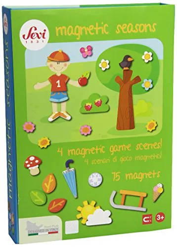 Sevi 82845 puzzle magnétique saisons 75 pièces dès 3 ans