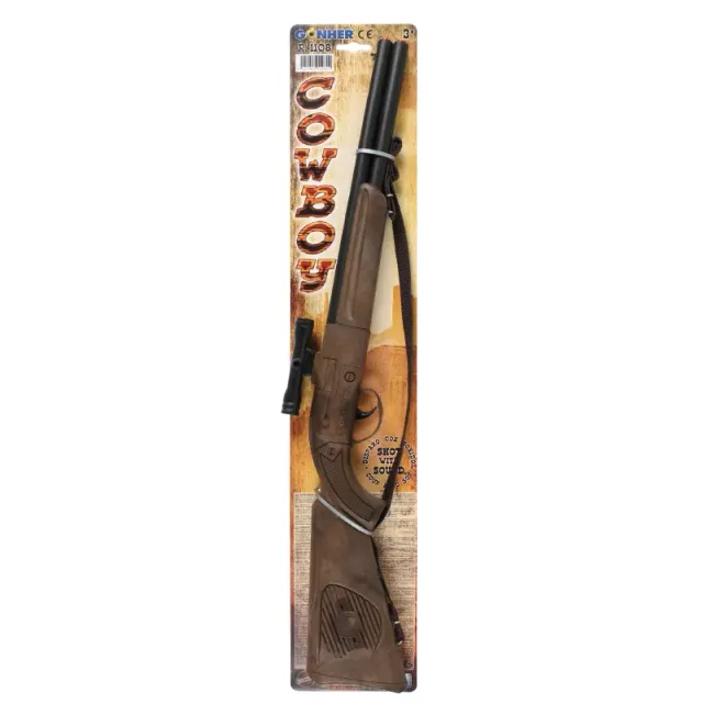 Gonher Cowboy Fusil sonore jouet métal