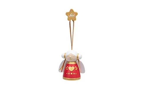 Trudi Ange Elle décoration Noël bois rouge