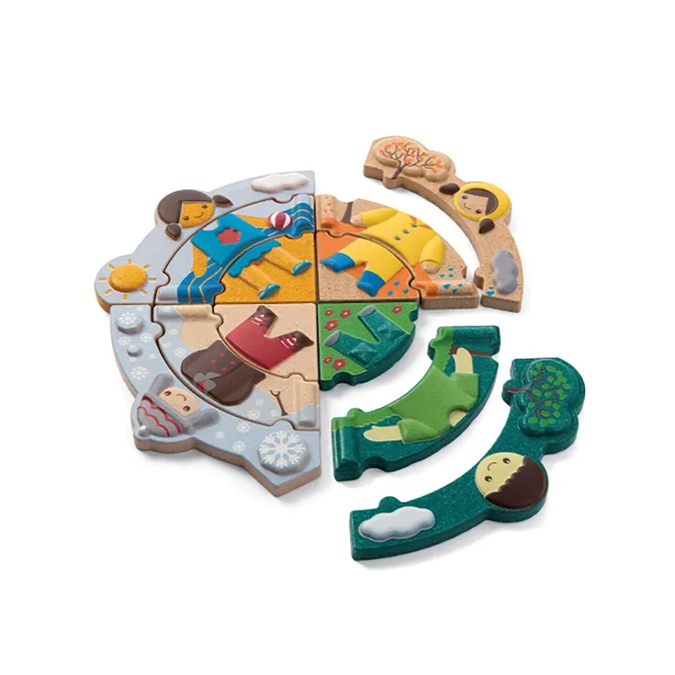 PlanToys Weather Dress-Up puzzle météo bois