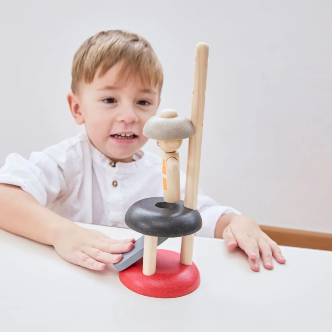PlanToys Jumping Acrobat jeu sauteur bois