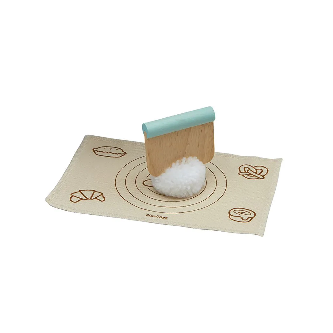 PlanToys Pain Set boulangerie bois 12 pièces