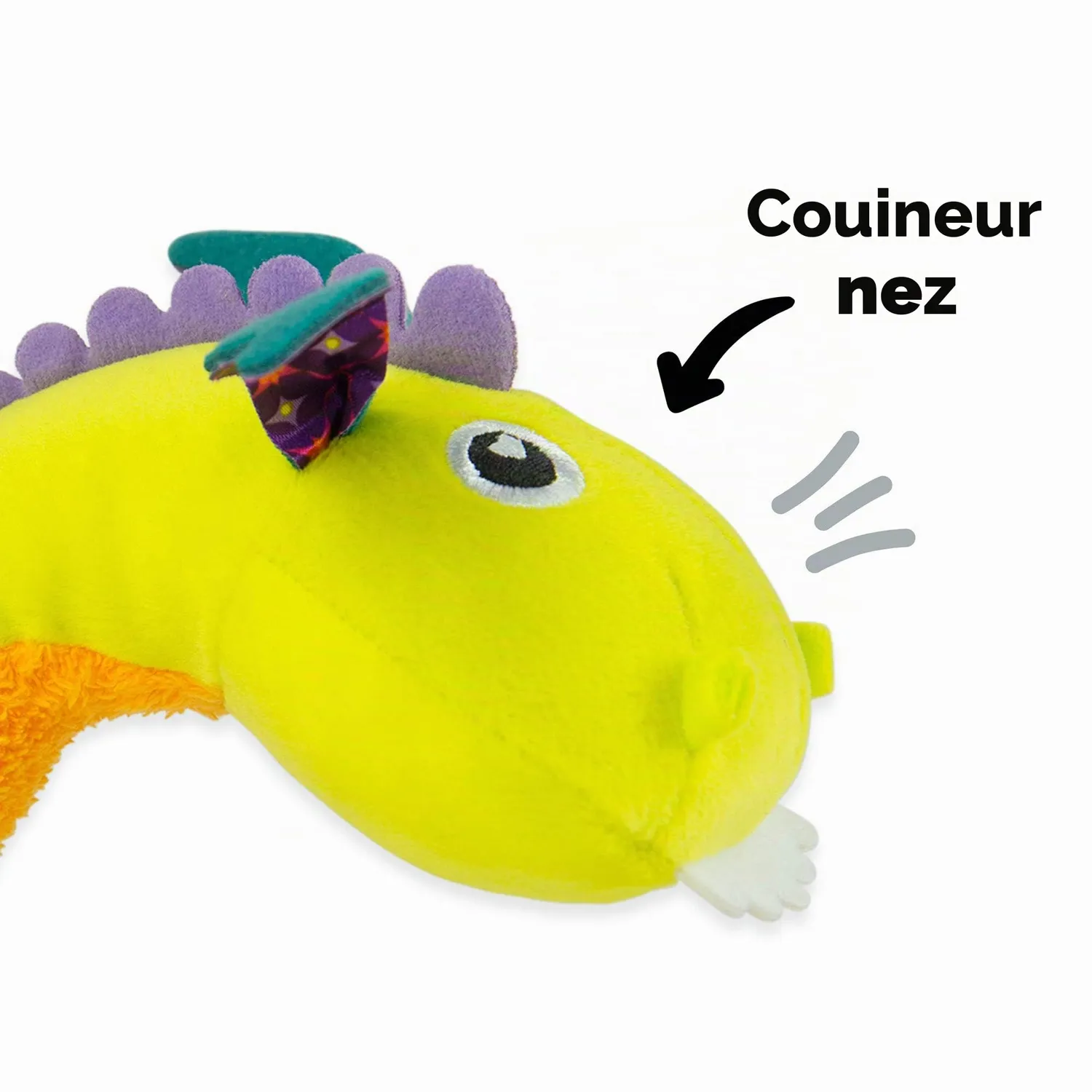 Tomy Lamaze Flip Flap Dragon peluche éveil naissance