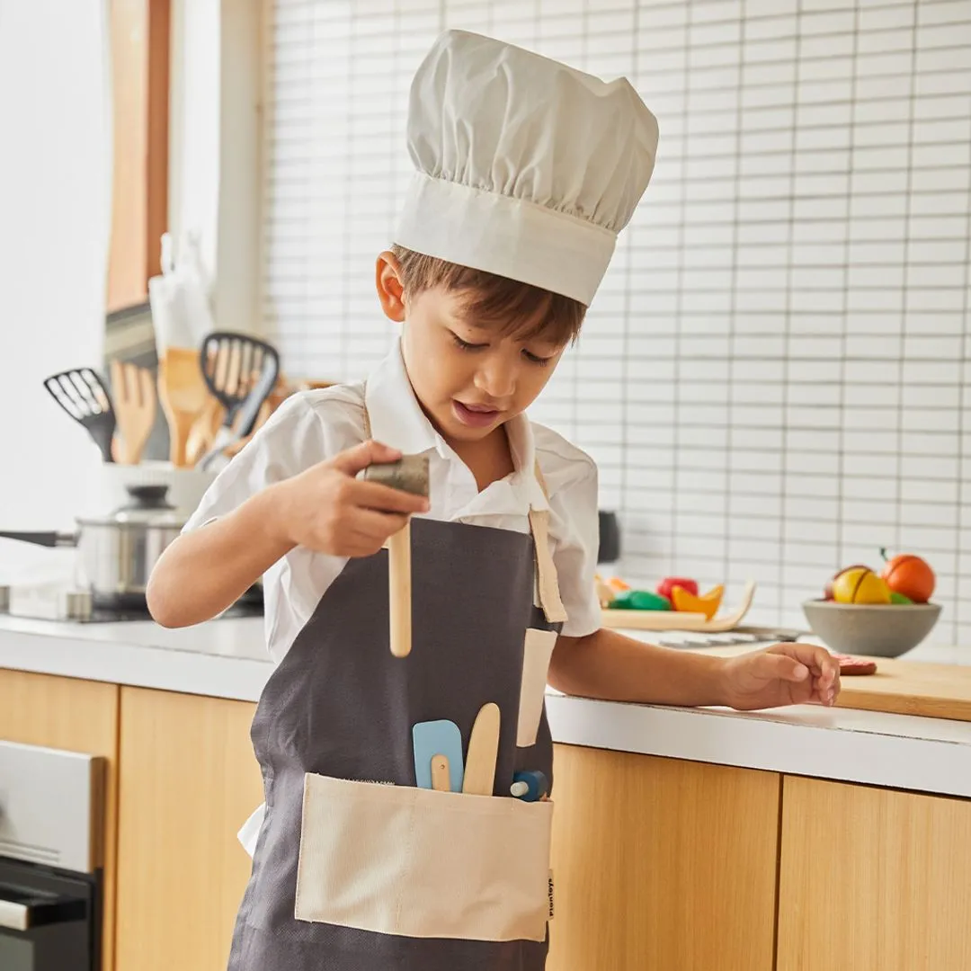 PlanToys Chef Set déguisement cuisinier enfant bois