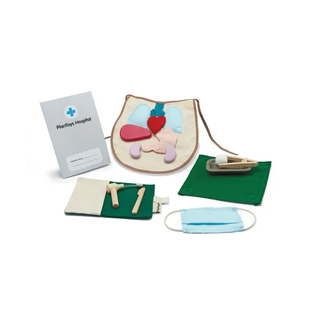 PlanToys Surgeon Set mallette chirurgien tissu