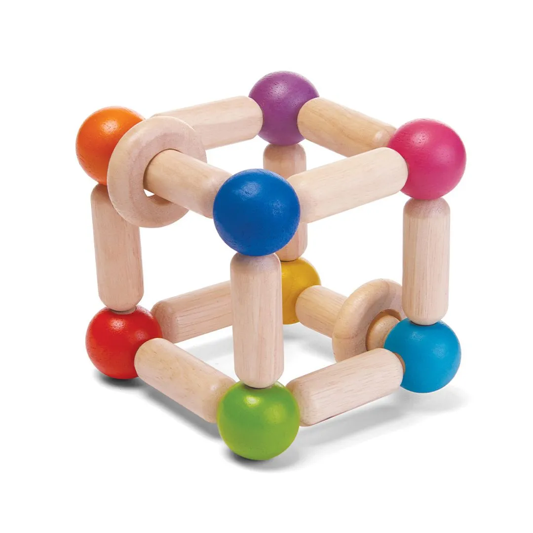 PlanToys Square Clutching Toy hochet bébé bois