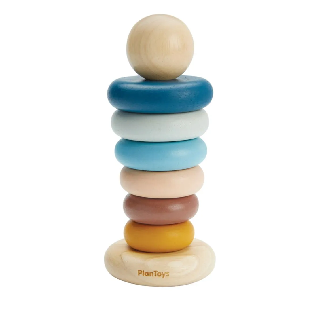 PlanToys Stacking Ring Orchard tour à empiler bois
