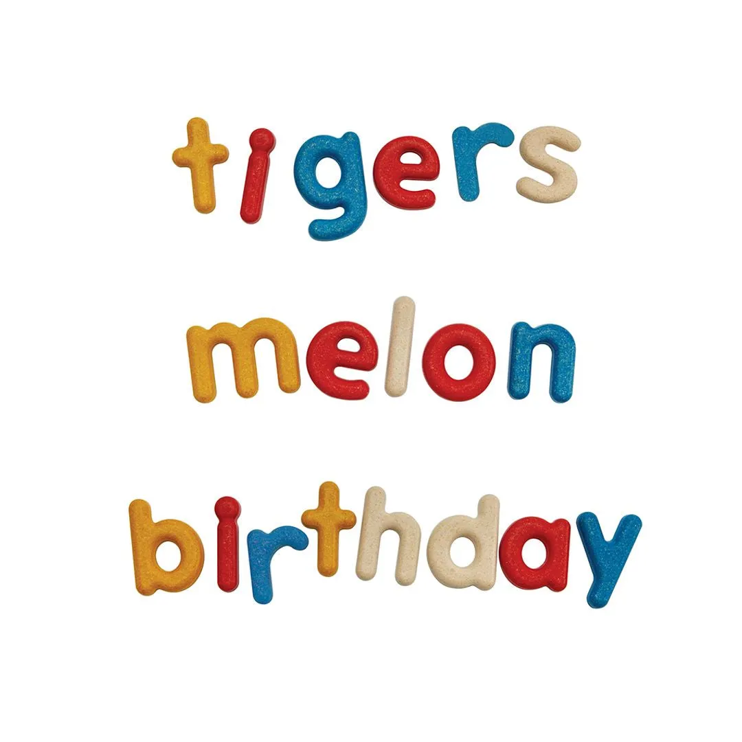 PlanToys Lower Case Alphabet lettres bois 31 pièces dès 2 ans