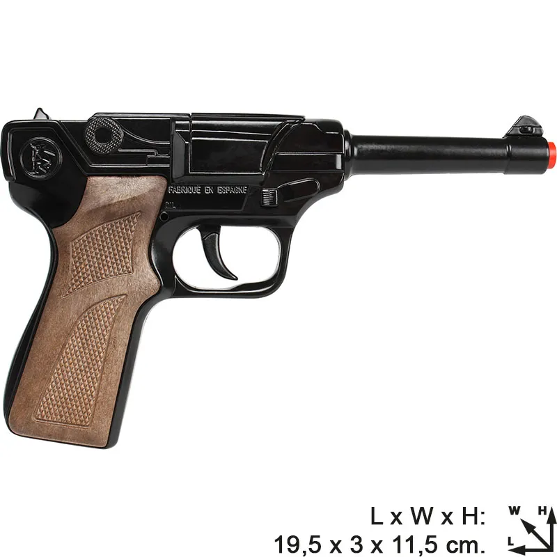 Gonher Police pistolet 8 coups métal