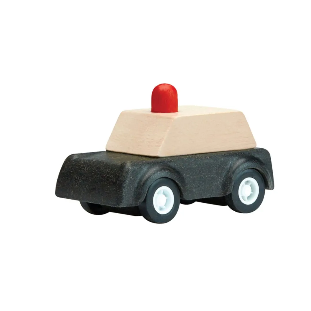 PlanToys Police Car voiture police bois dès 3 ans