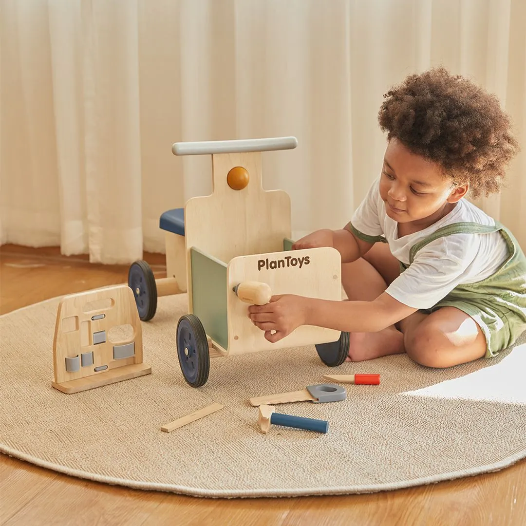 PlanToys Handy Carpenter Set caisse outils bois 5 outils