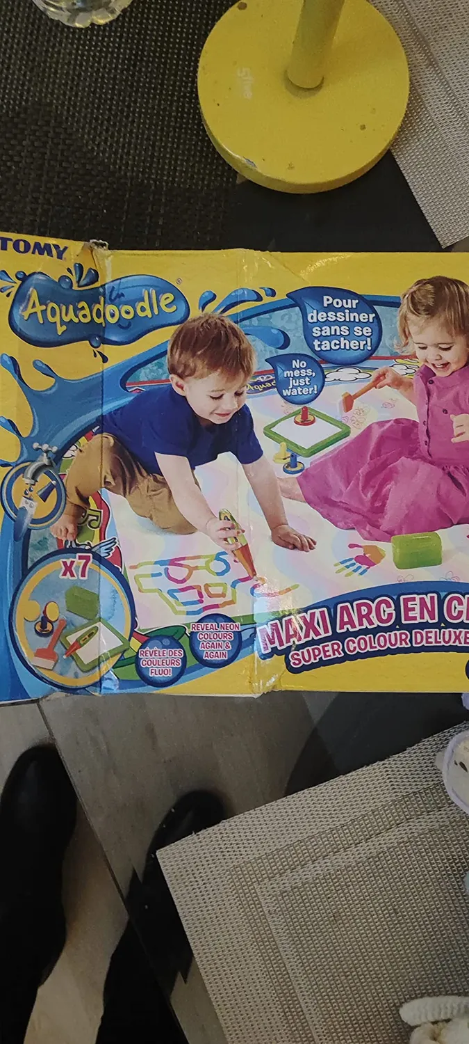 Tomy AquaDoodle Maxi tapis dessin eau arc-en-ciel 95 cm
