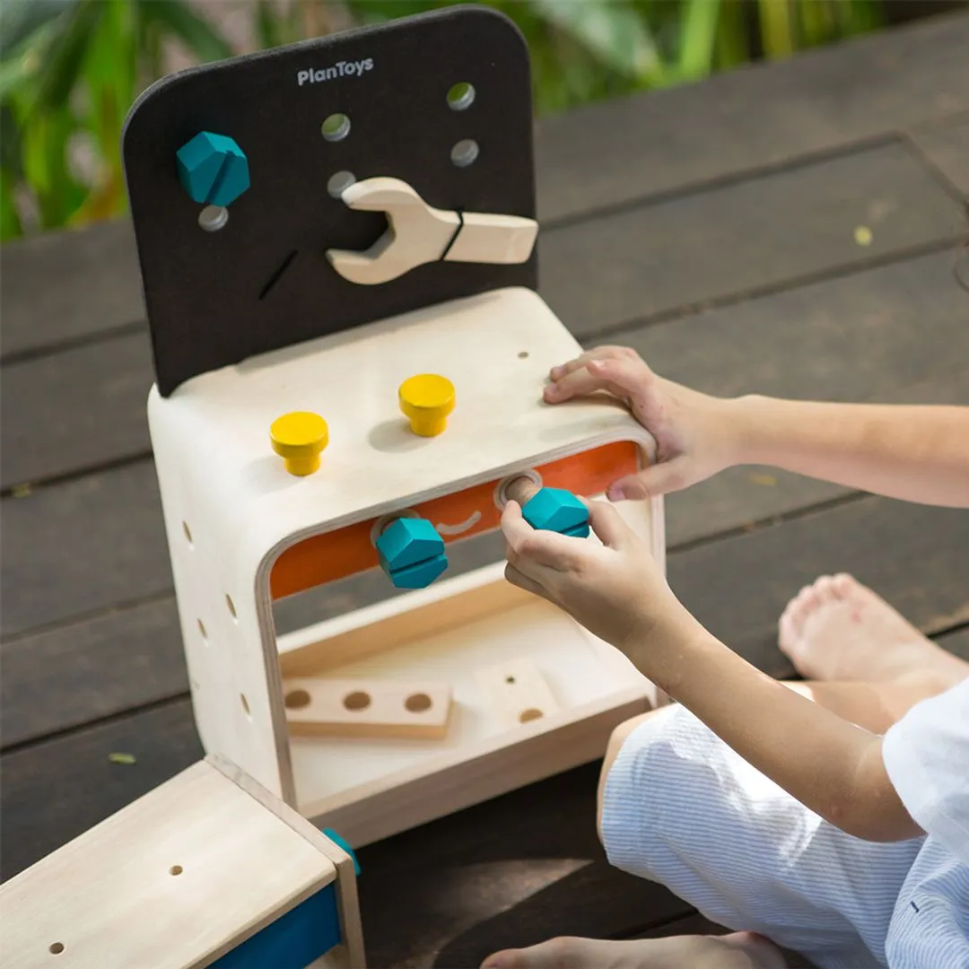 PlanToys Workbench établi bricolage enfant 22 pièces