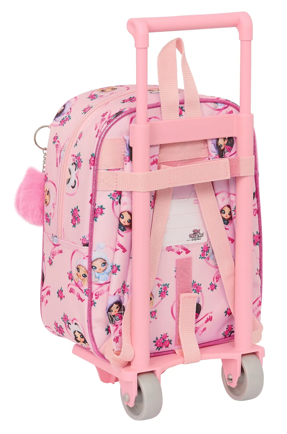 Na! Na! Na! Surprise Fabulous sac à dos roulettes rose 22 cm
