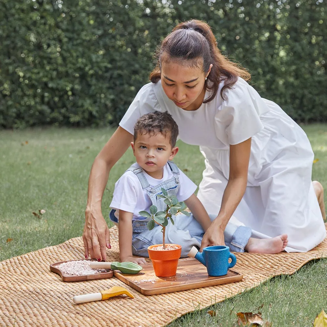 PlanToys Gardening Set set jardinage bois 4 outils