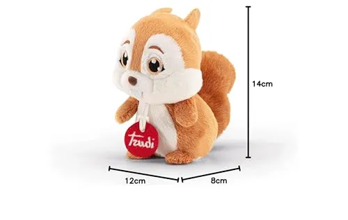 Trudi Friends 29155 peluche écureuil XS 8x14x12cm