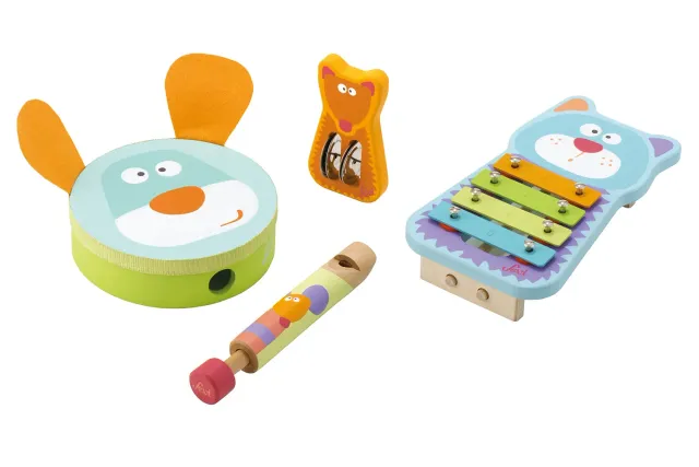 Trudi Sevi 82984 set Mini Band 4 instruments bois