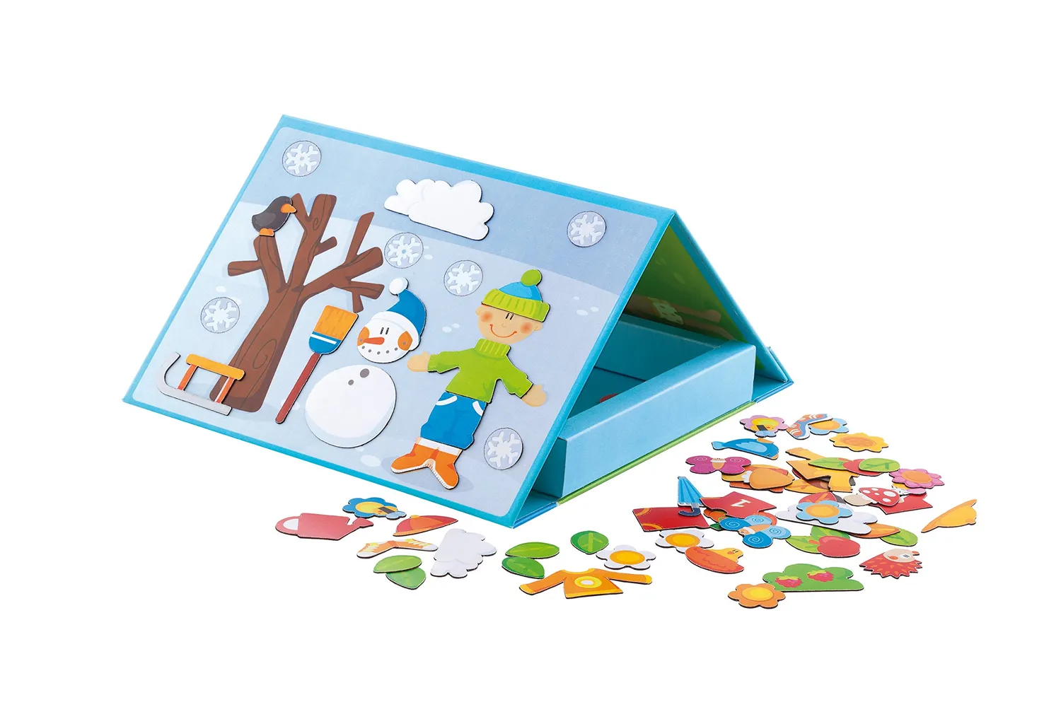 Sevi 82845 puzzle magnétique saisons 75 pièces dès 3 ans
