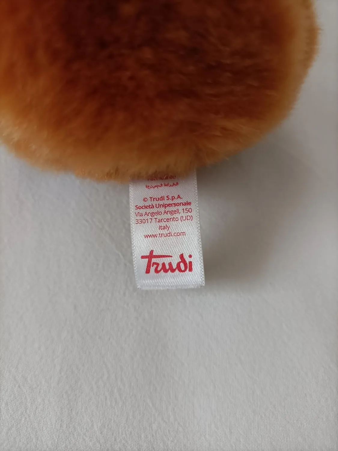 Trudi Park 51278 Trudino Renard Deluxe peluche XS