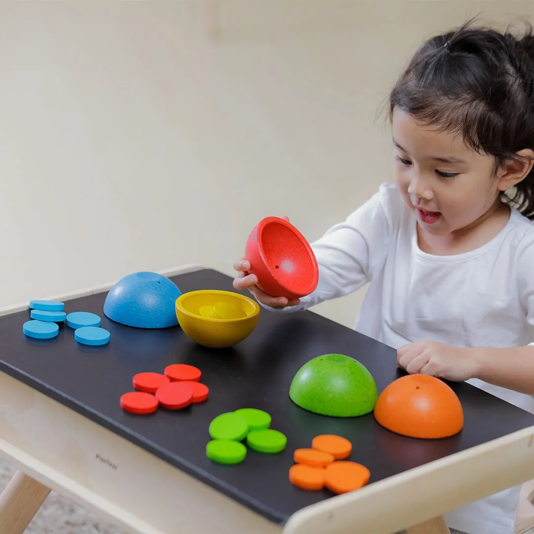 PlanToys Sort & Count Cups gobelets tri 18 mois