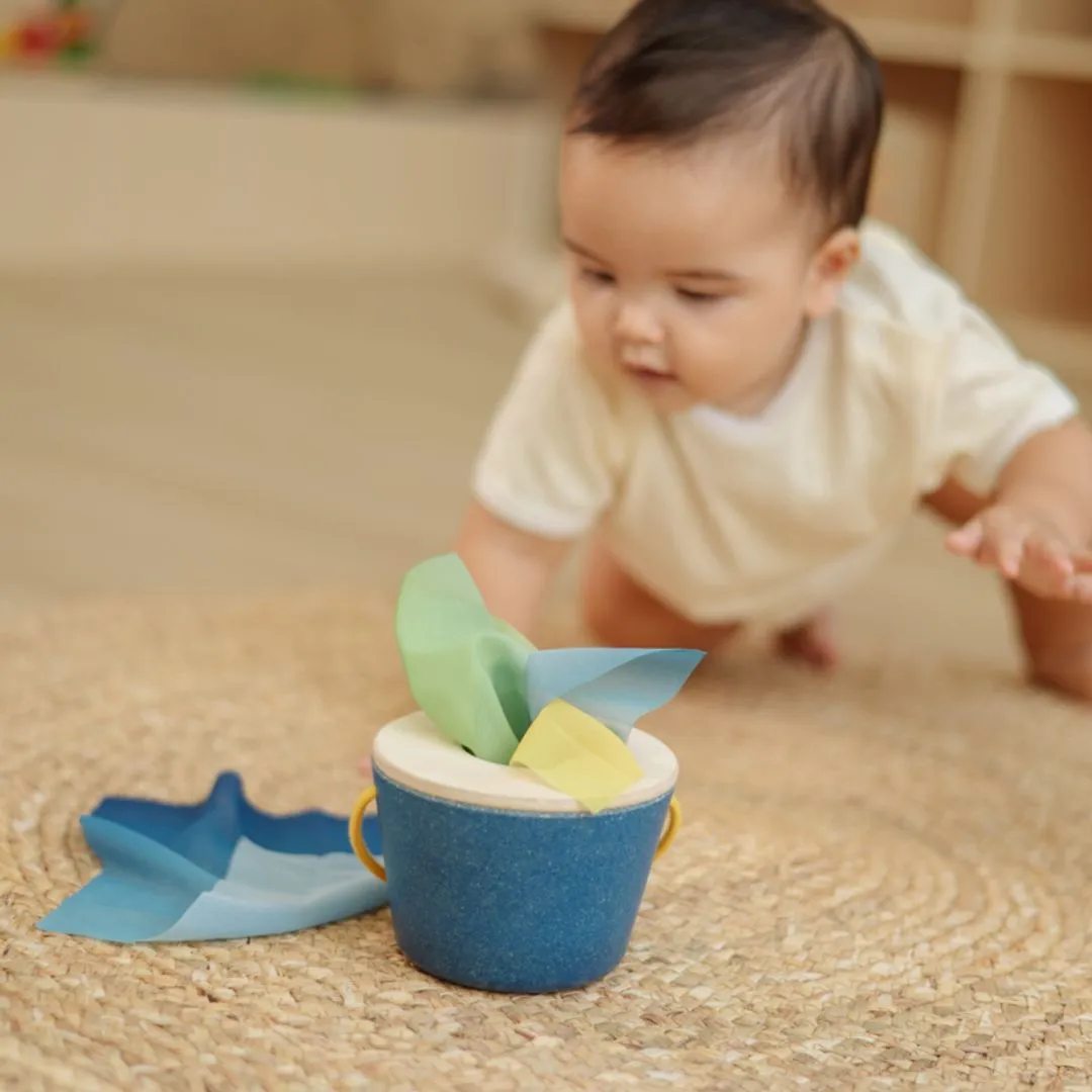 PlanToys Baby Tissue Box boîte mouchoirs bois
