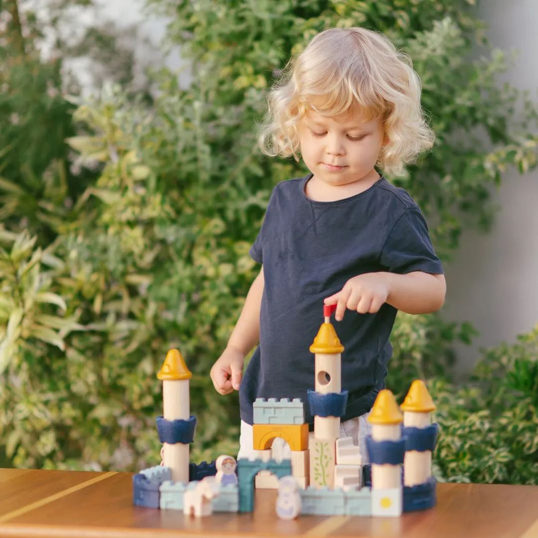 PlanToys Castle Blocks jeu construction château 40 pièces