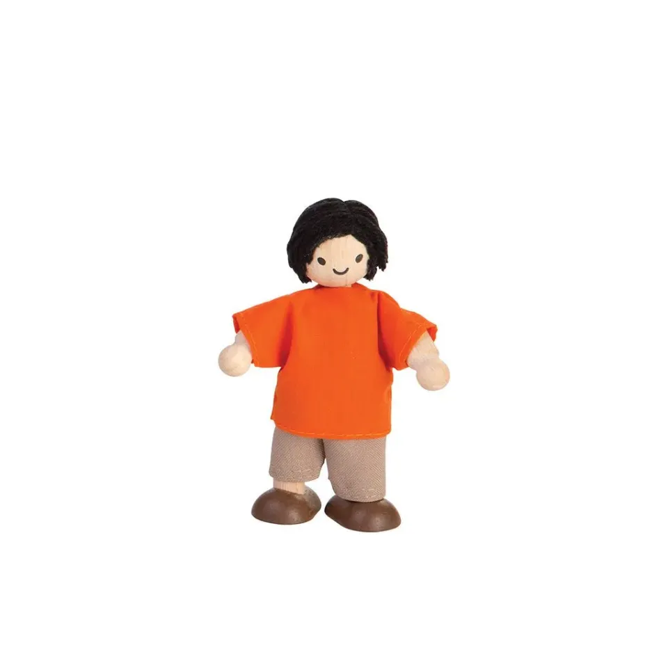 PlanToys Boy figurine garçon bois peau claire