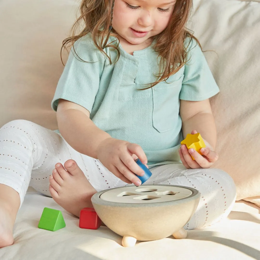 PlanToys Shape Sorting Bowl trieur formes 12 mois