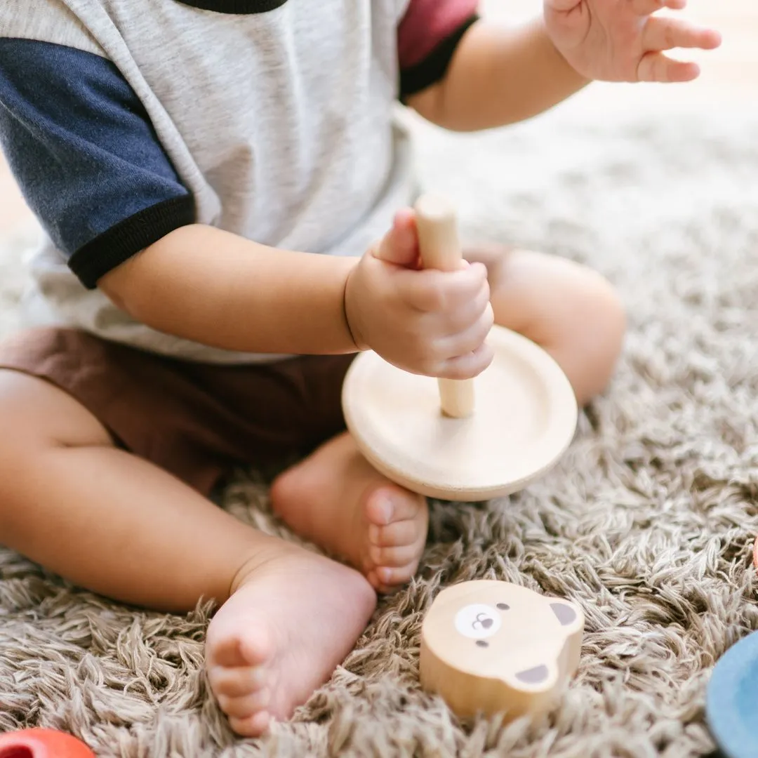 PlanToys Stacking Ring Bear anneaux dès 12 mois