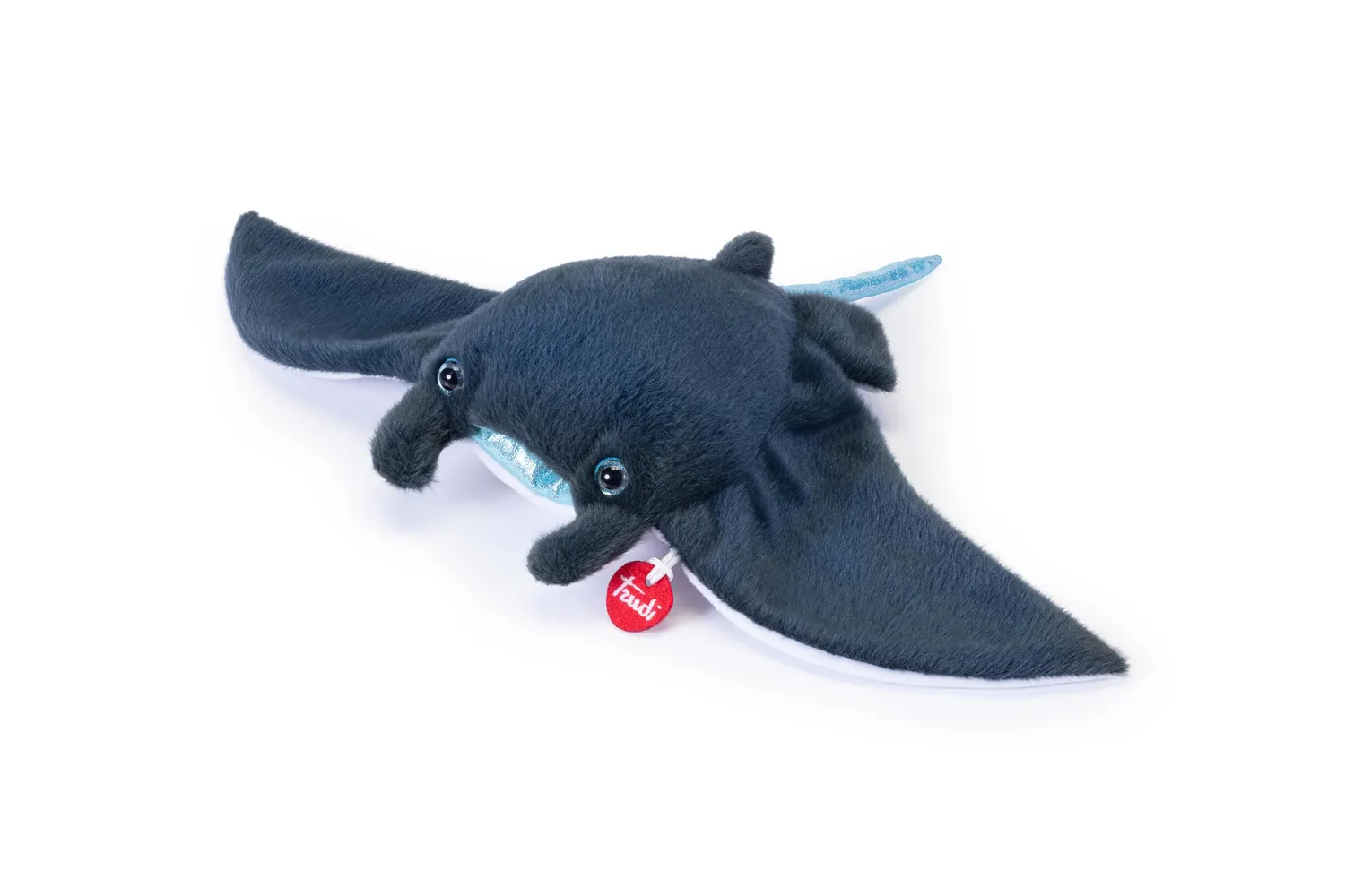 Trudi Sealife 26804 peluche calamar taille S 39 cm satiné