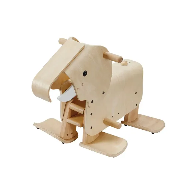 PlanToys Walking Elephant éléphant porteur bois 2 ans+