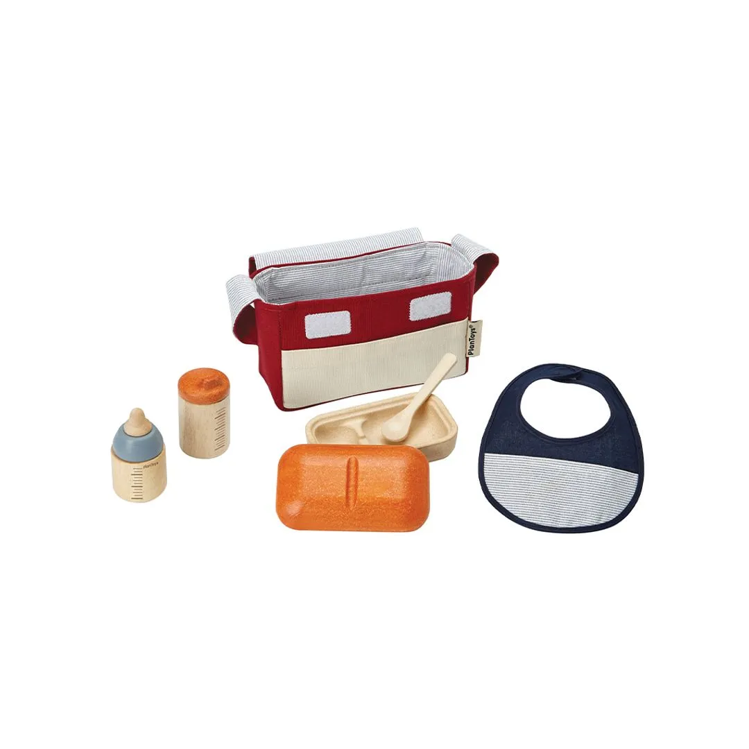 PlanToys Doll Feeding Set dinette poupée bois 6 pièces