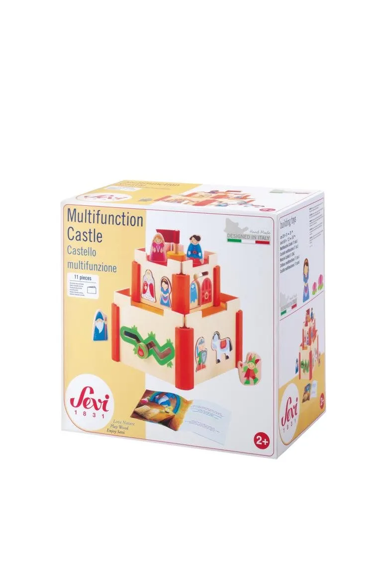 Sevi 82598 Château jeu de construction bois multifonctions