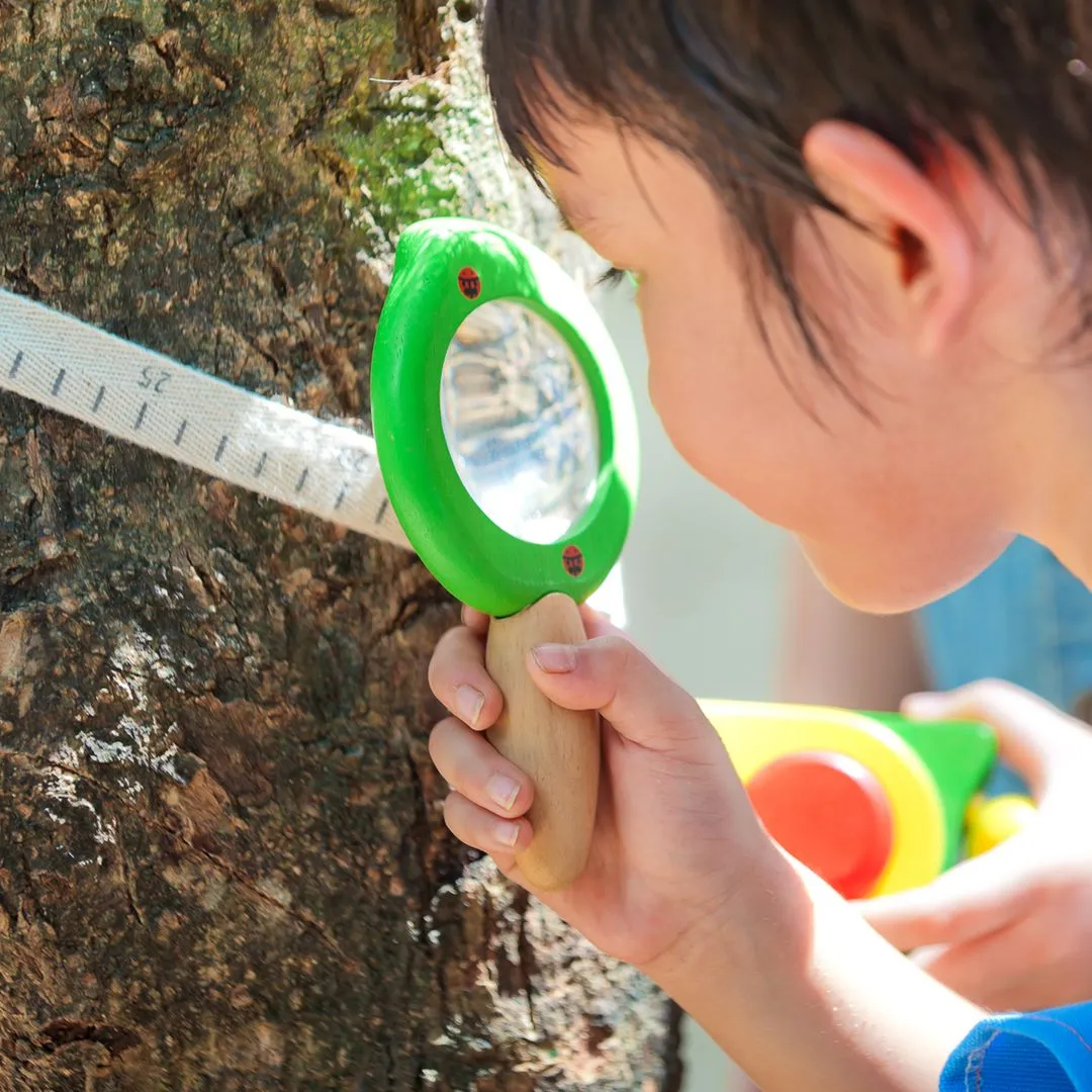 PlanToys Leaf Magnifier loupe enfant en bois dès 18 mois