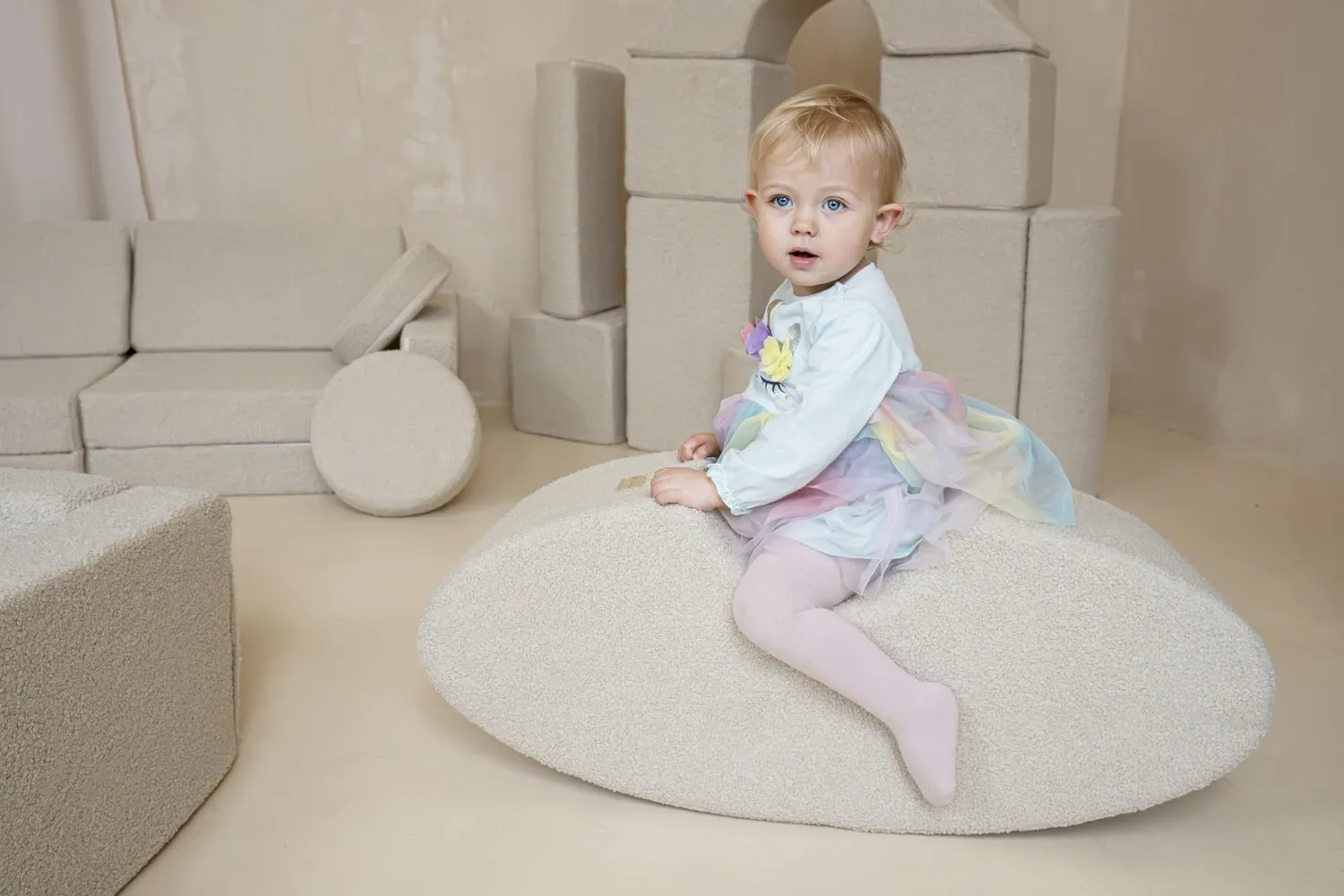 Velinda Rocker Bloc Mousse Bascule Cappuccino Bean Siège