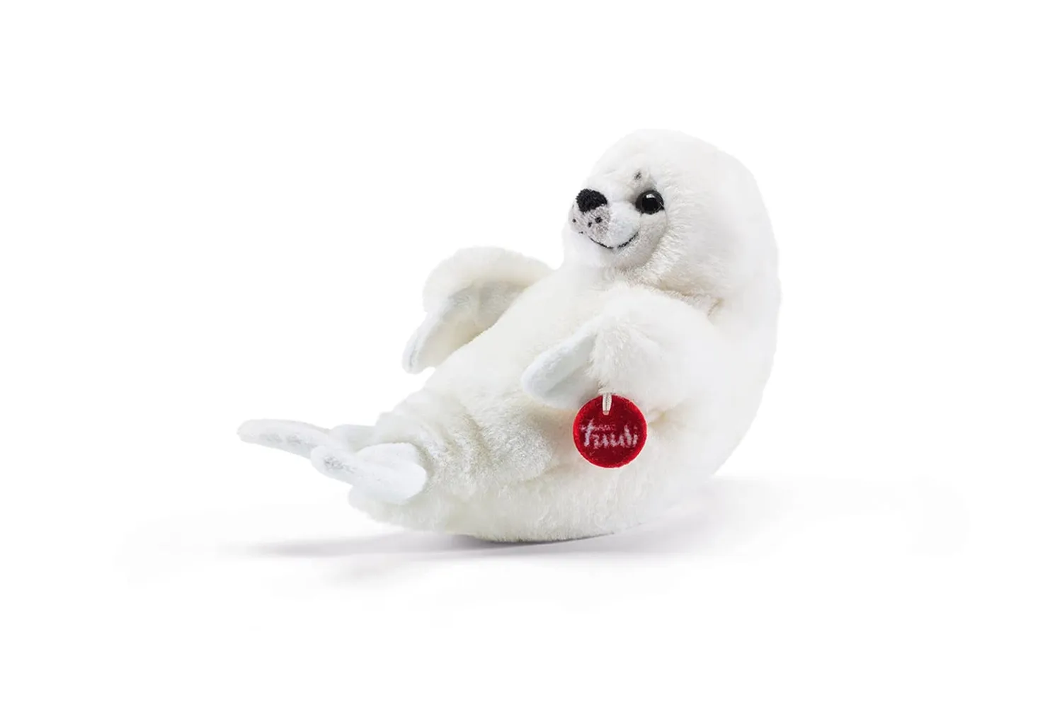 Trudi 16564 phoque peluche blanc taille S