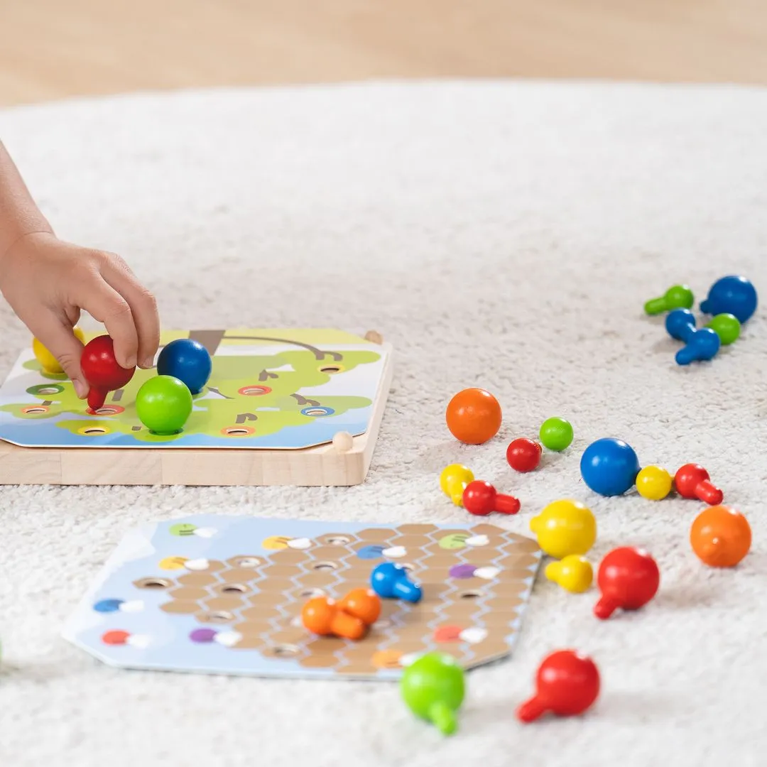 PlanToys Creative Peg Board tableau à picots dès 3 ans