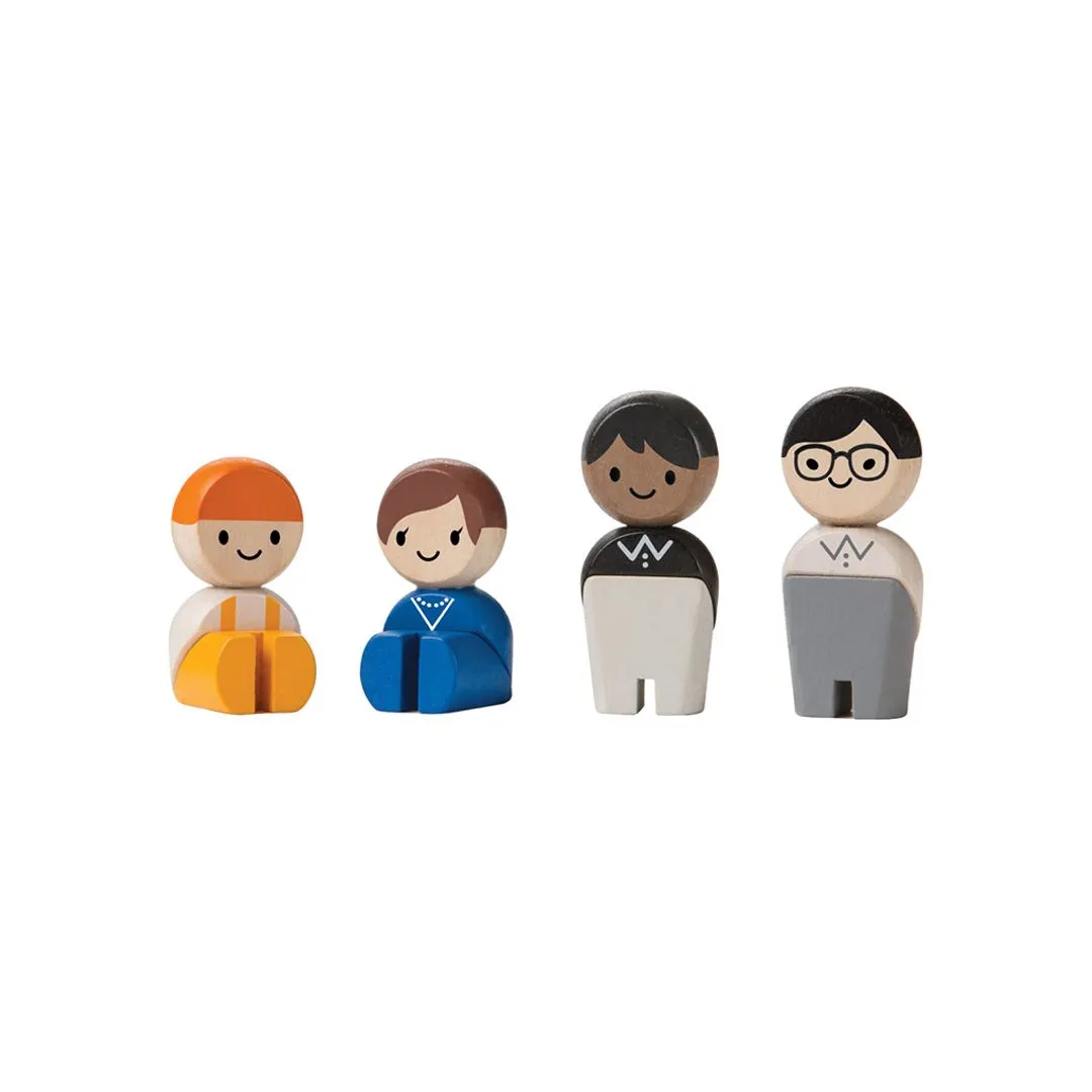PlanToys Tradesman figurines métiers bois 3 ans