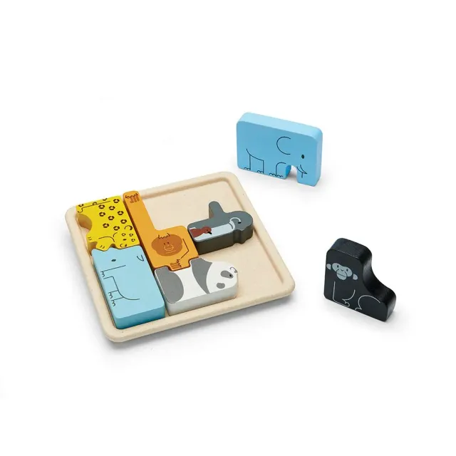 PlanToys Animal Puzzle Game puzzle animaux bois 2 ans