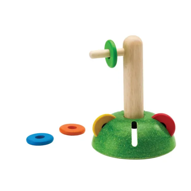 PlanToys Horizontal Stacking empileur horizontal 5 anneaux