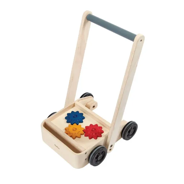 PlanToys Gear & Go Walker trotteur bois engrenages 9 mois