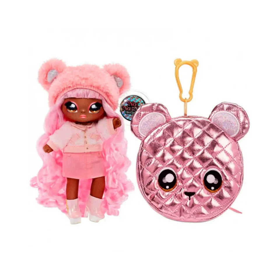 Na Na Na Surprise Glam Cali Grizzly poupée mannequin et sac ours
