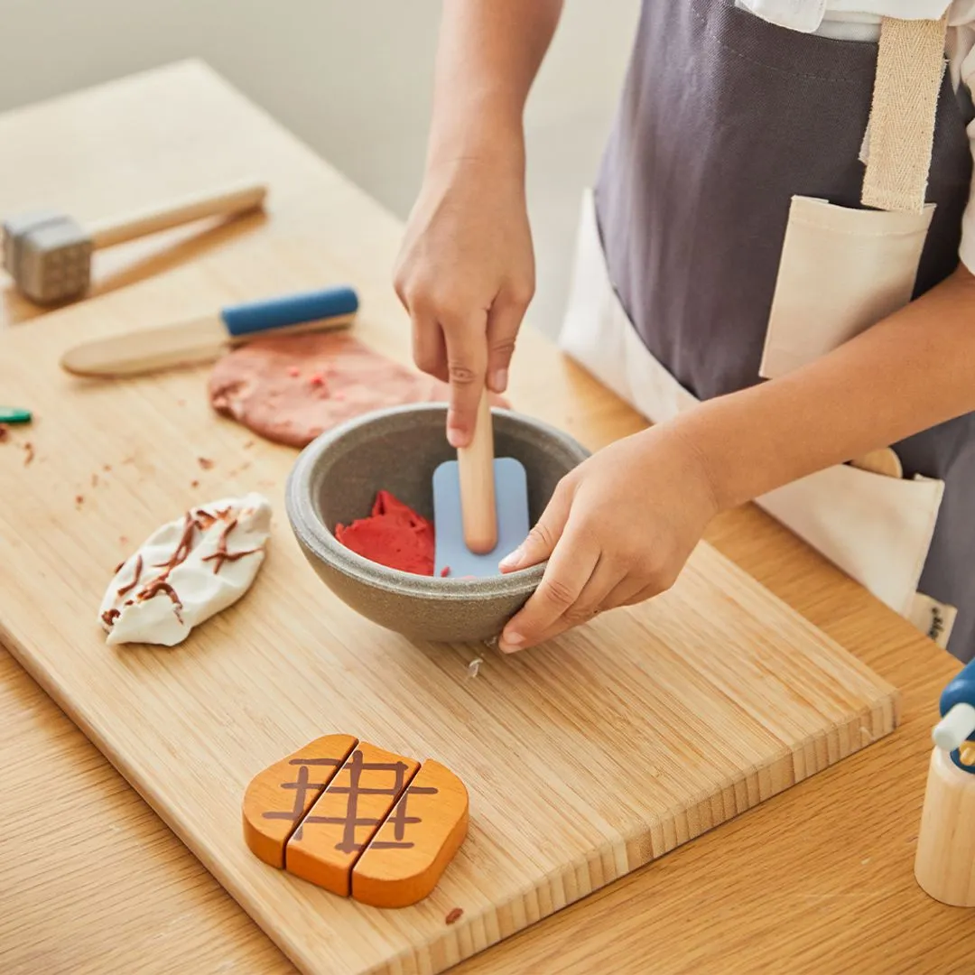 PlanToys Chef Set déguisement cuisinier enfant bois