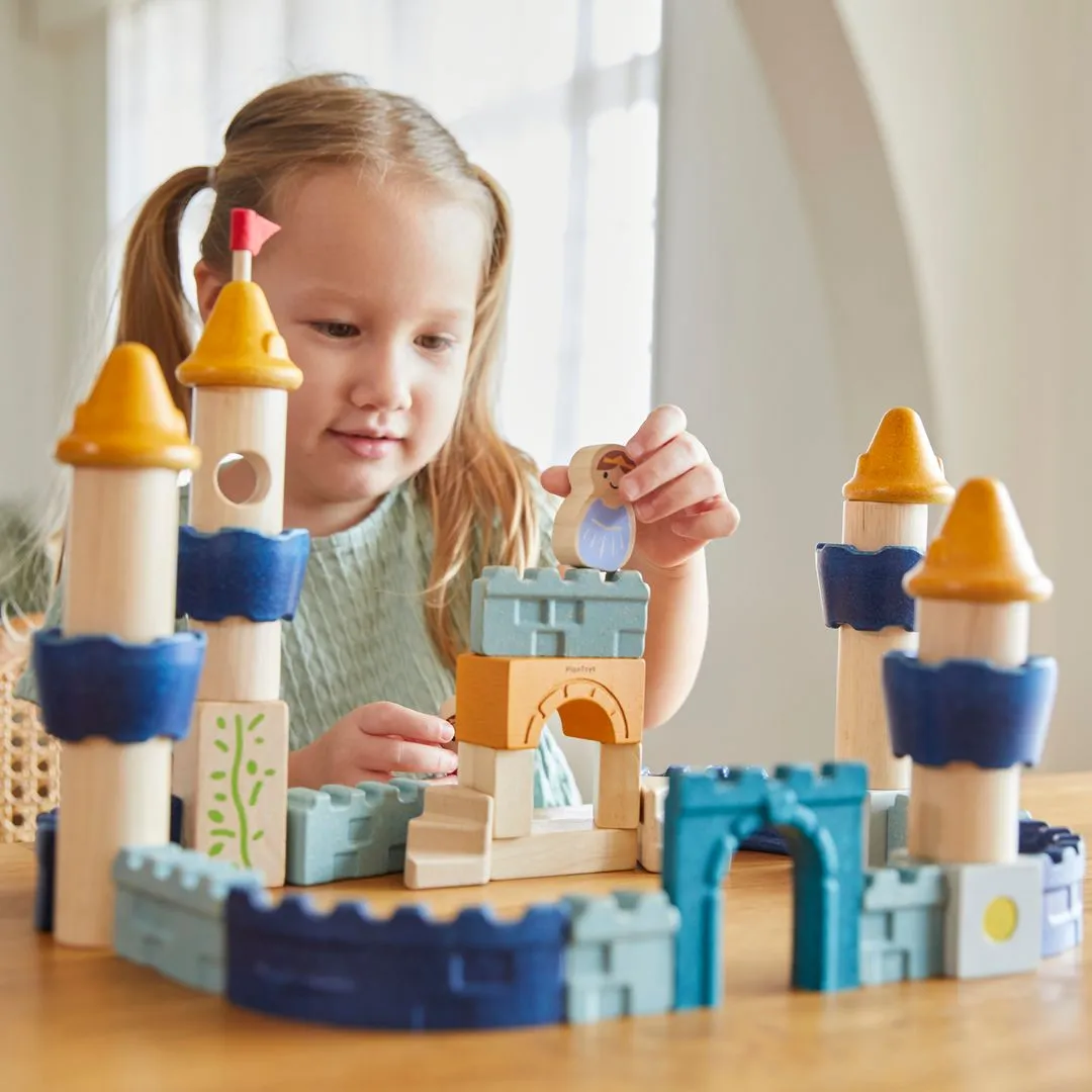 PlanToys Castle Blocks jeu construction château 40 pièces