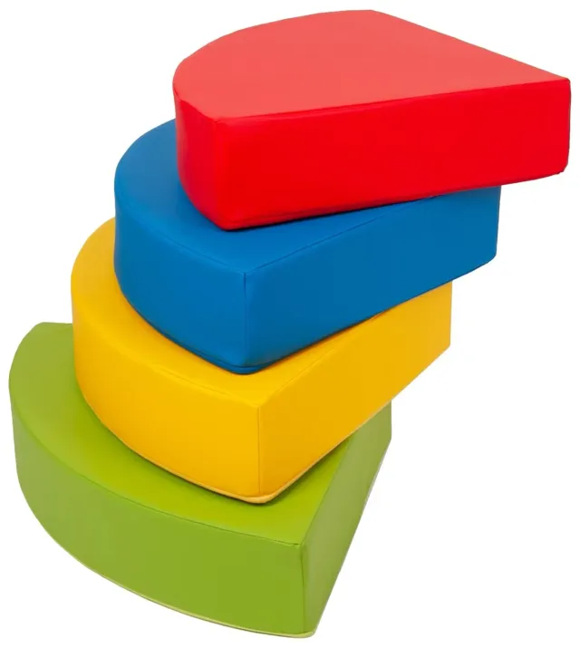 Velinda set 4 blocs mousse motricité multicolore